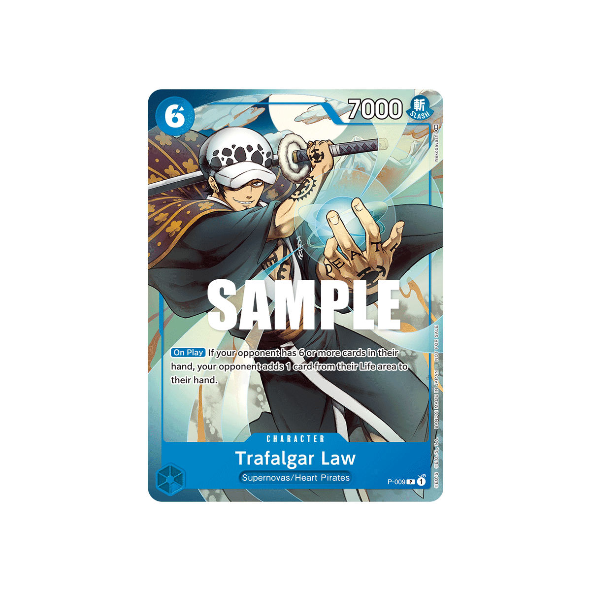 Trafalgar Law: Carte One Piece Tournament Pack Vol.1 N°P-009