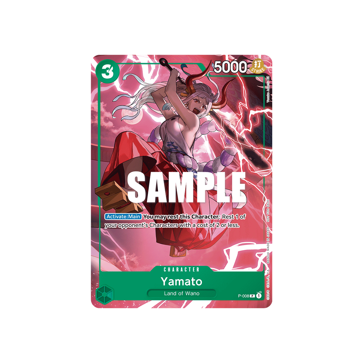 Yamato: Carte One Piece Tournament Pack Vol.1 N°P-008