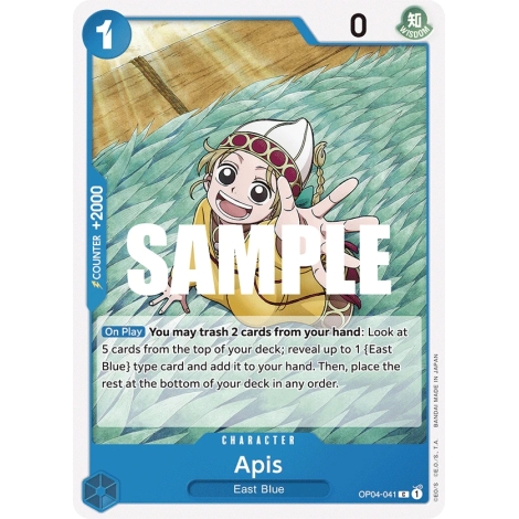 Apis: Carte One Piece KINGDOMS OF INTRIGUE [OP04] N°OP04-041