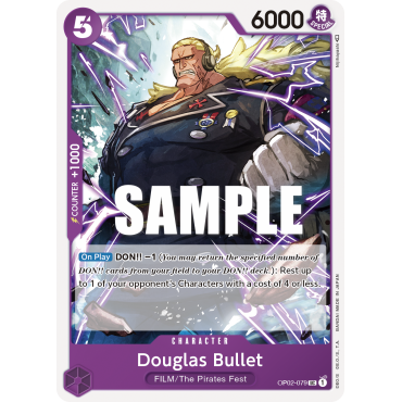 Douglas Bullet: Carte One Piece PARAMOUNT WAR [OP02] N°OP02-079