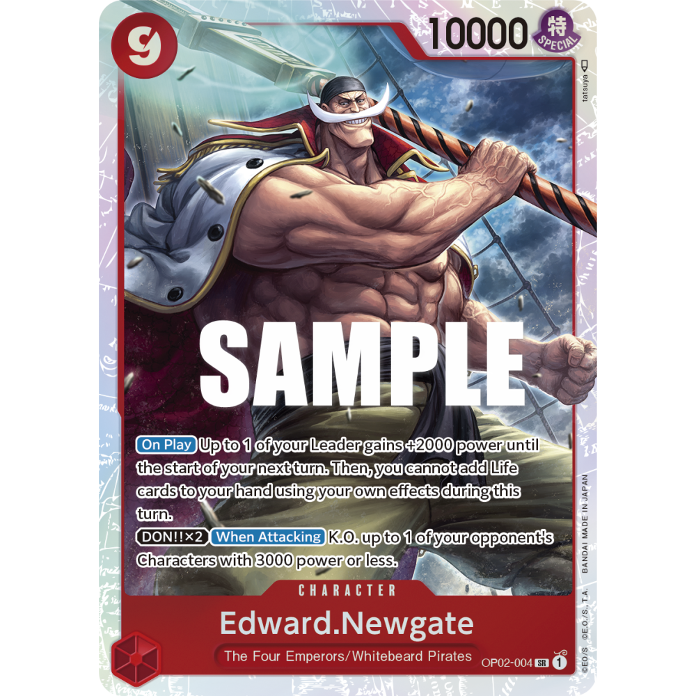 Edward.Newgate: Carte One Piece PARAMOUNT WAR [OP02] N°OP02-004