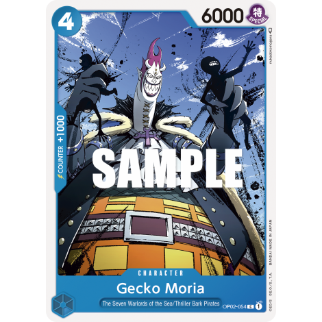 Gecko Moria: Carte One Piece PARAMOUNT WAR [OP02] N°OP02-054