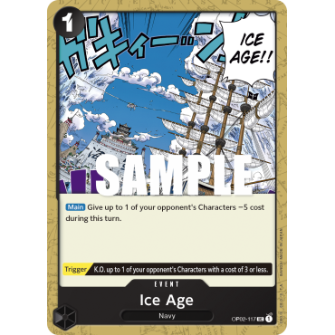 Ice Age: Carte One Piece PARAMOUNT WAR [OP02] N°OP02-117