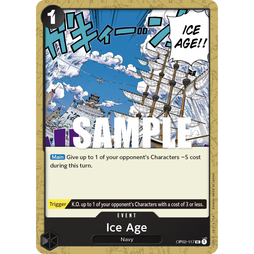 Ice Age: Carte One Piece PARAMOUNT WAR [OP02] N°OP02-117