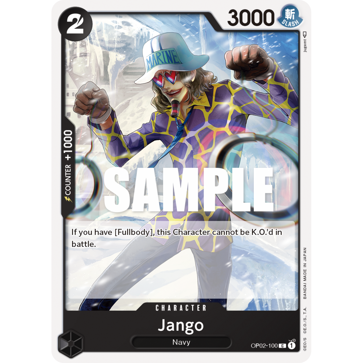 Jango: Carte One Piece PARAMOUNT WAR [OP02] N°OP02-100