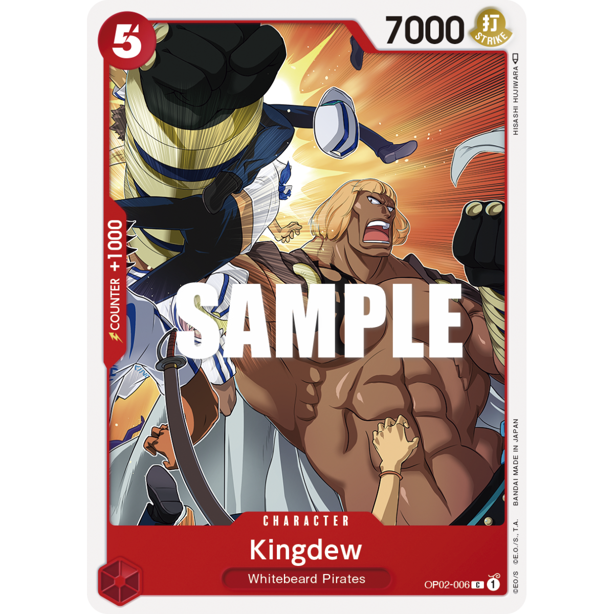 Kingdew: Carte One Piece PARAMOUNT WAR [OP02] N°OP02-006