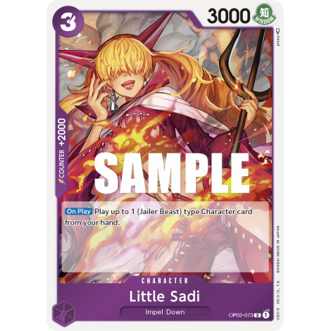 Little Sadi: Carte One Piece PARAMOUNT WAR [OP02] N°OP02-073