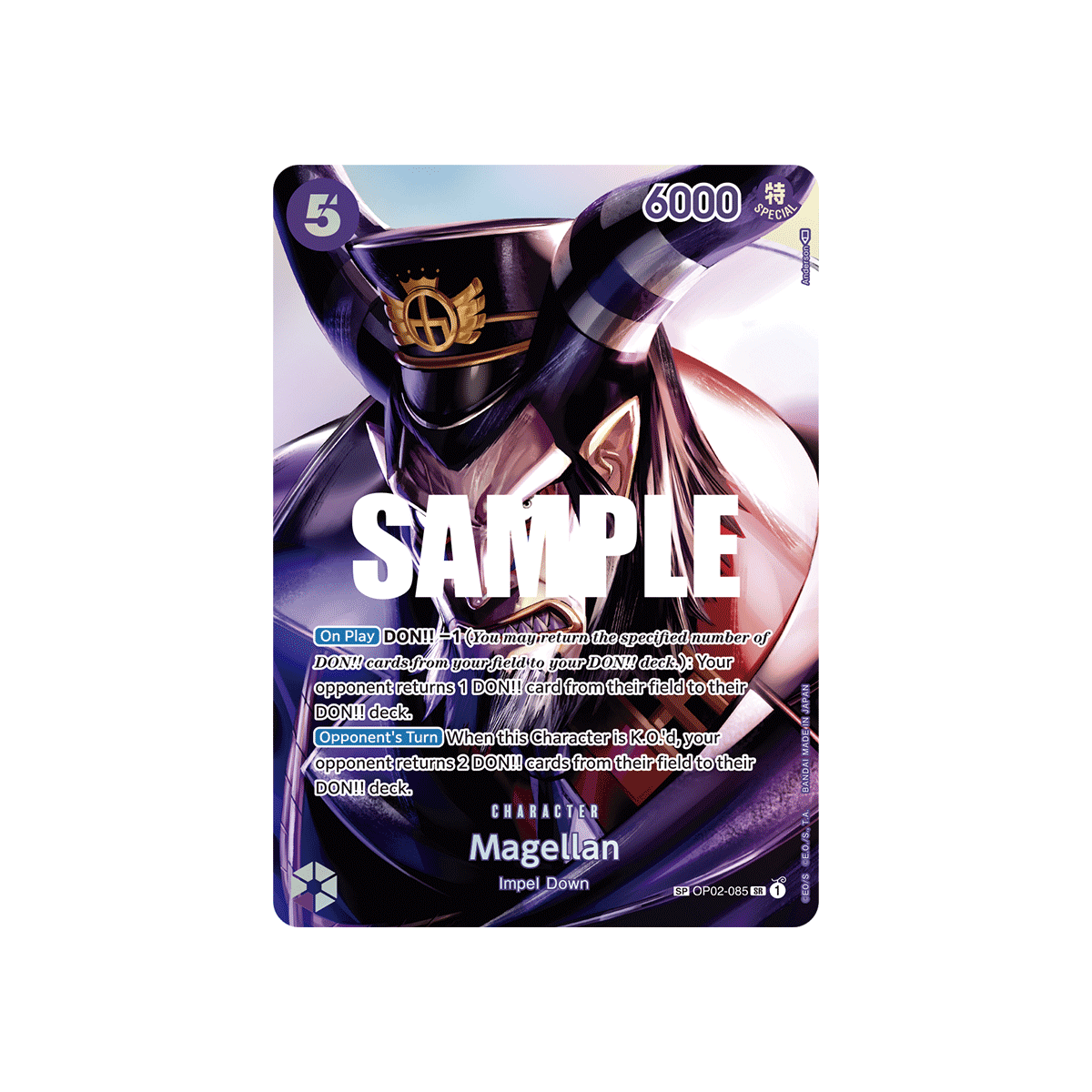 Magellan: Carte One Piece KINGDOMS OF INTRIGUE [OP04] N°OP02-085