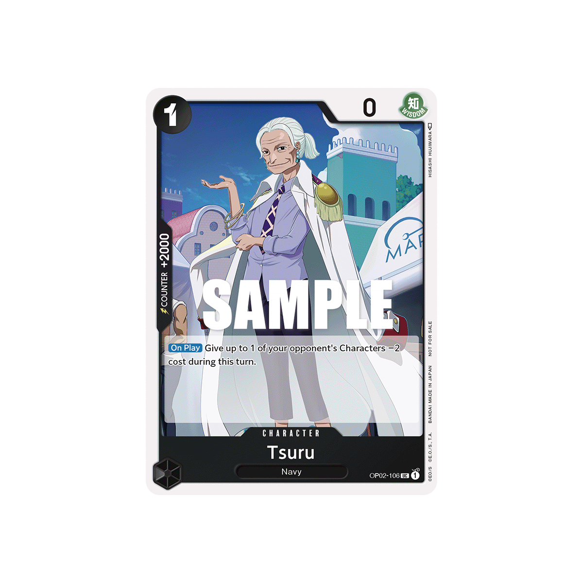 Tsuru: Carte One Piece Included in Event Pack Vol.2 N°OP02-106