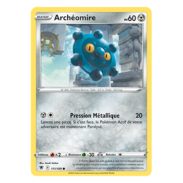 Carte Archéomire - Commune de Pokémon Astres Radieux 111/189