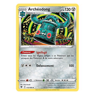 Archéodong 112/189 : Joyau Peu commune de l'extension Pokémon Astres Radieux