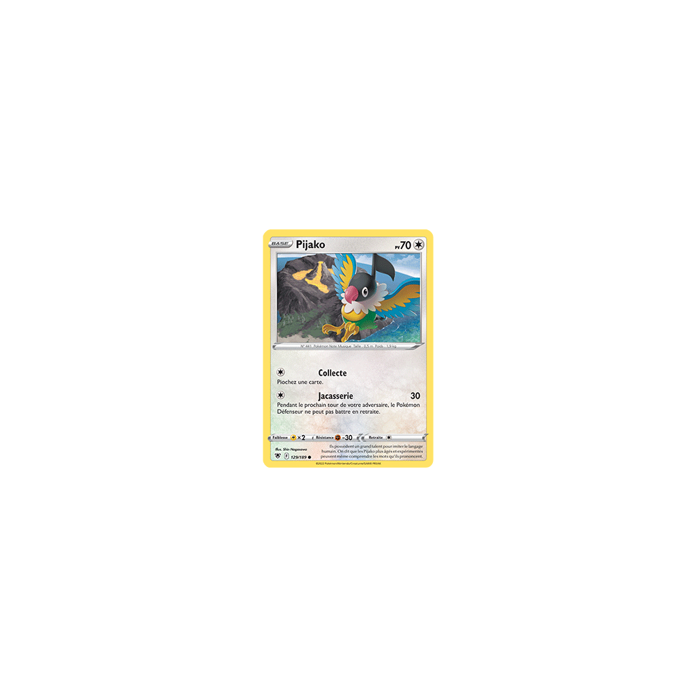 Pijako 129/189 : Joyau Commune de l'extension Pokémon Astres Radieux