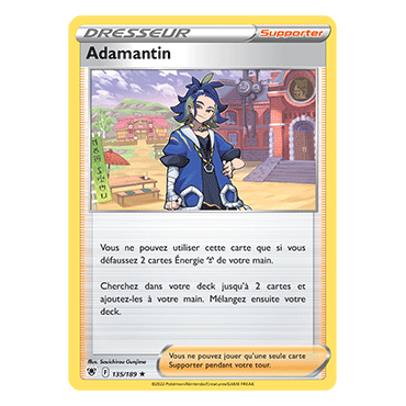 Carte Adamantin - Holographique rare de Pokémon Astres Radieux 135/189