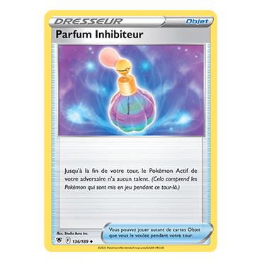 Découvrez Parfum Inhibiteur, carte Peu commune de la série Astres Radieux