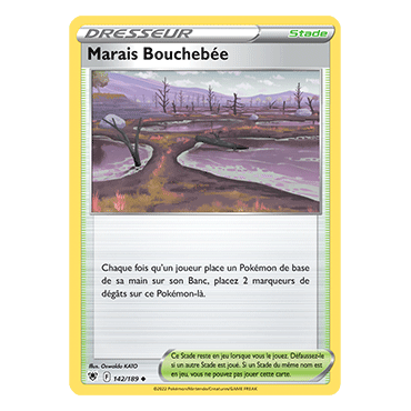 Découvrez Marais Bouchebée, carte Peu commune de la série Astres Radieux