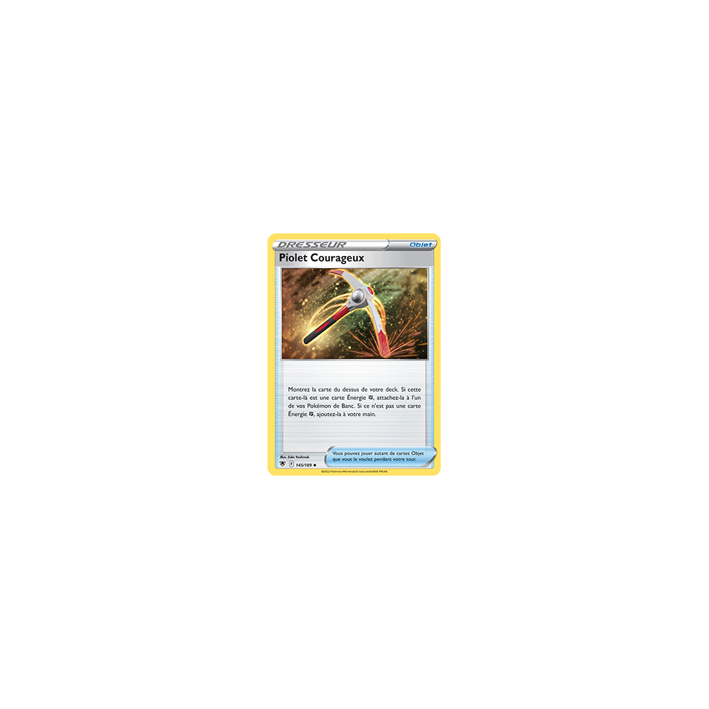 Piolet Courageux 145/189 : Joyau Peu commune Pokémon Astres Radieux