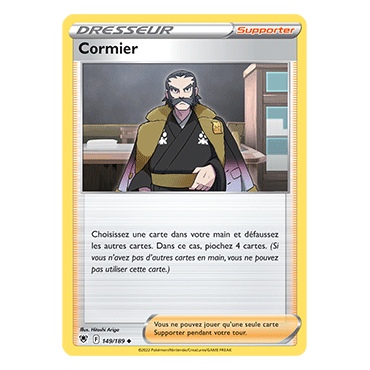 Carte Cormier - Peu commune de Pokémon Astres Radieux 149/189