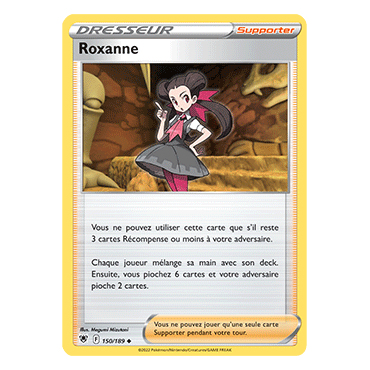 Carte Roxanne - Peu commune de Pokémon Astres Radieux 150/189