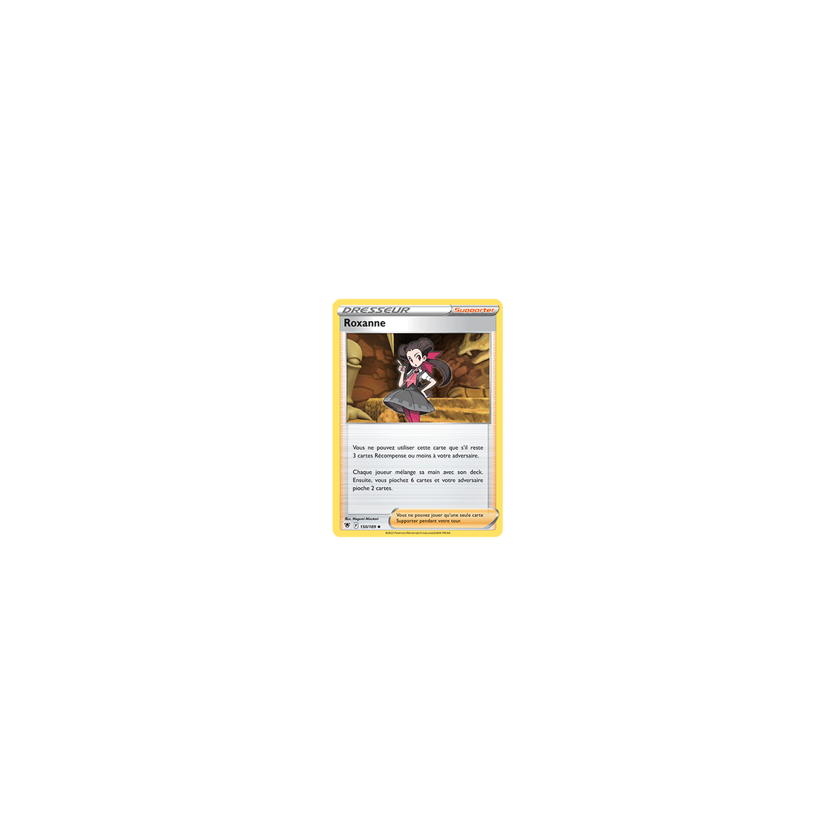 Carte Roxanne - Peu commune de Pokémon Astres Radieux 150/189