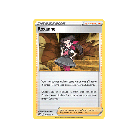 Carte Roxanne - Peu commune de Pokémon Astres Radieux 150/189