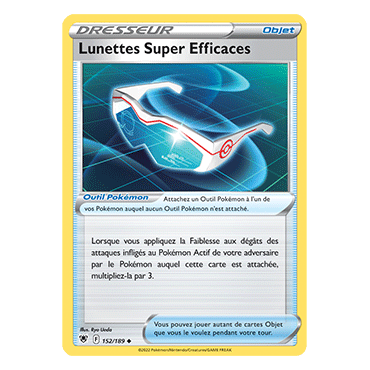 Découvrez Lunettes Super Efficaces, carte Peu commune de la série Astres Radieux