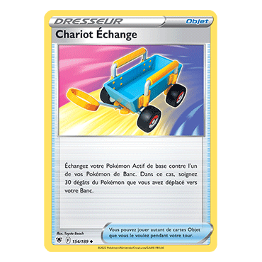 Découvrez Chariot Échange, carte Peu commune de la série Astres Radieux