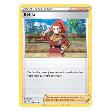 Bélila 159/189 : Joyau Peu commune de l'extension Pokémon Astres Radieux