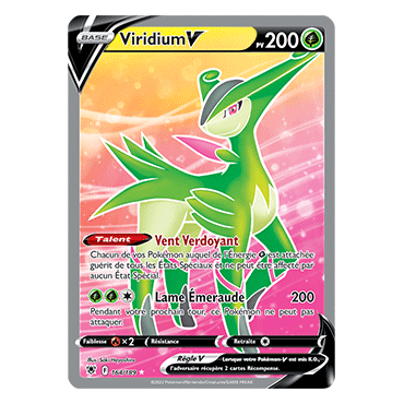 Viridium 164/189 : Joyau Ultra rare de l'extension Pokémon Astres Radieux