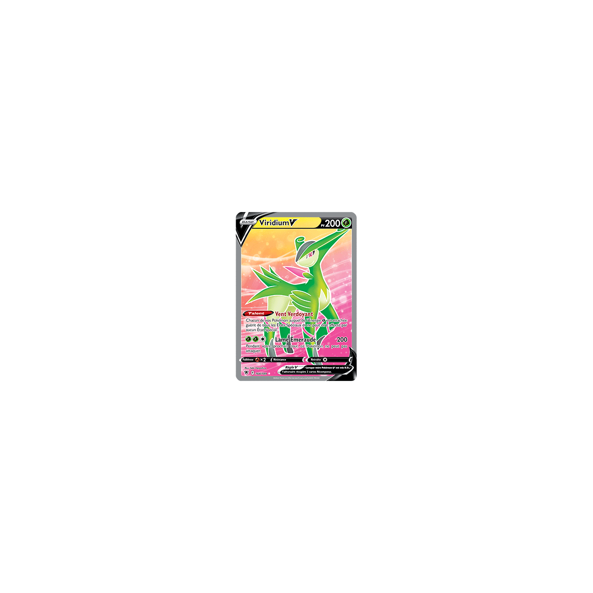 Viridium 164/189 : Joyau Ultra rare de l'extension Pokémon Astres Radieux