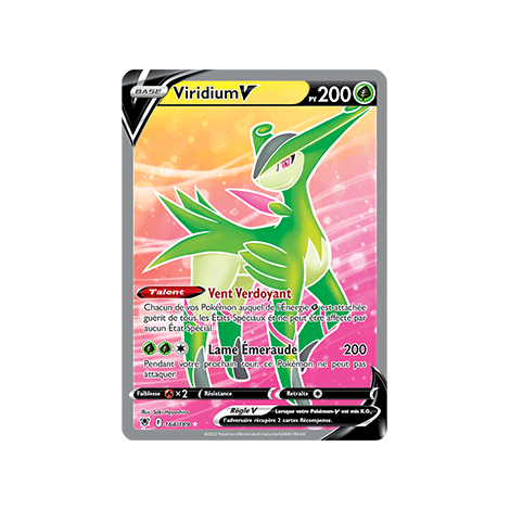 Viridium 164/189 : Joyau Ultra rare de l'extension Pokémon Astres Radieux