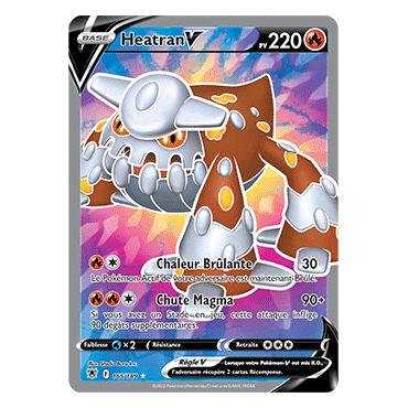 Heatran 165/189 : Joyau Ultra rare de l'extension Pokémon Astres Radieux