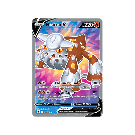 Heatran 165/189 : Joyau Ultra rare de l'extension Pokémon Astres Radieux