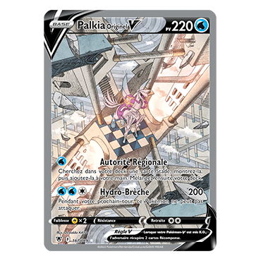 Découvrez Palkia Originel, carte Ultra rare de la série Astres Radieux