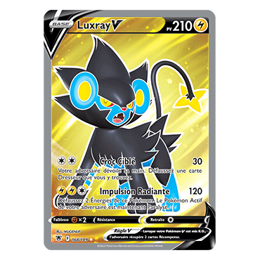 Carte Luxray - Ultra rare de Pokémon Astres Radieux 168/189