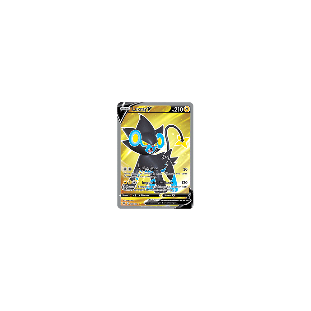 Carte Luxray - Ultra rare de Pokémon Astres Radieux 168/189