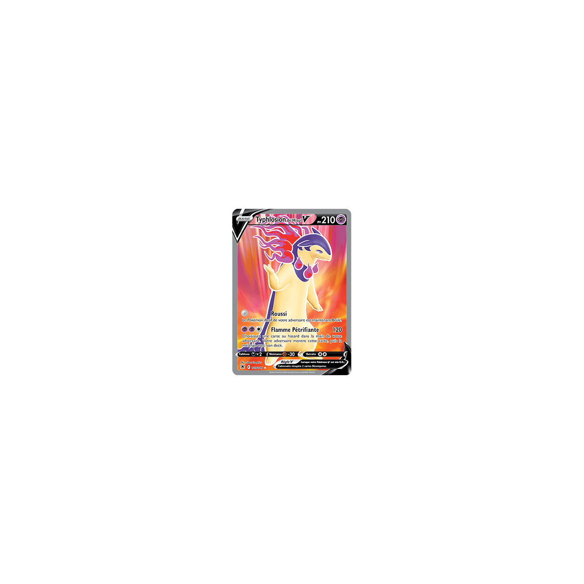 Carte Typhlosion de Hisui - Ultra rare de Pokémon Astres Radieux 169/189