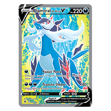 Clamiral de Hisui 176/189 : Joyau Ultra rare de l'extension Pokémon Astres Radieux