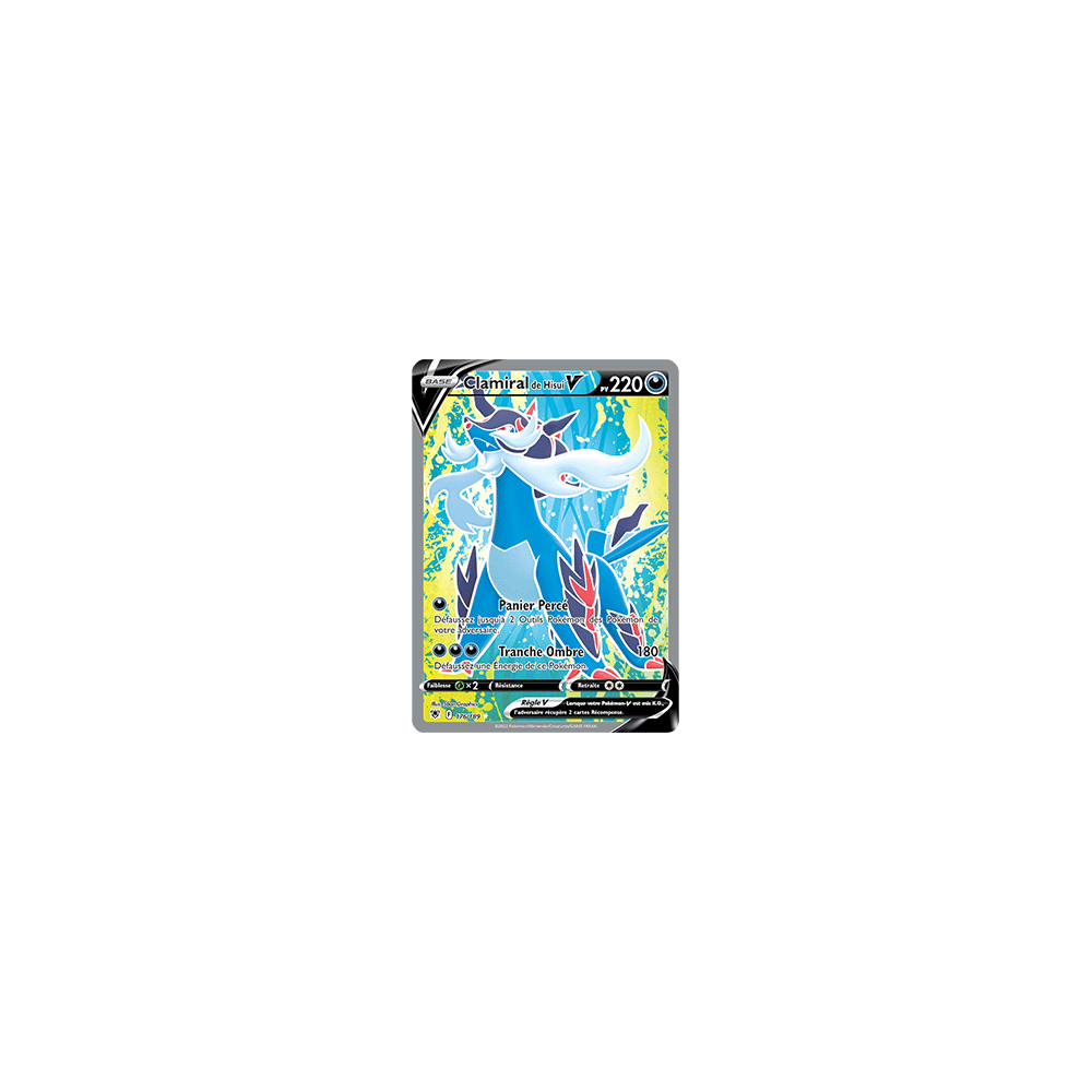 Clamiral de Hisui 176/189 : Joyau Ultra rare de l'extension Pokémon Astres Radieux