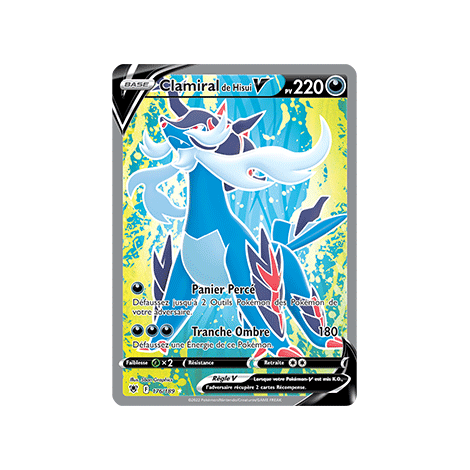 Clamiral de Hisui 176/189 : Joyau Ultra rare de l'extension Pokémon Astres Radieux