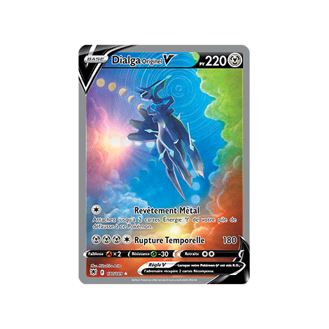 Découvrez Dialga Originel, carte Ultra rare de la série Astres Radieux