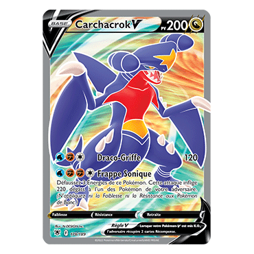Carchacrok 178/189 : Joyau Ultra rare de l'extension Pokémon Astres Radieux