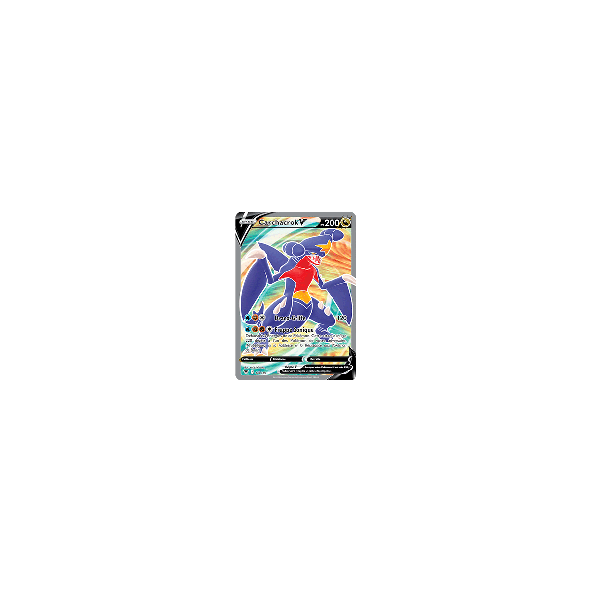 Carchacrok 178/189 : Joyau Ultra rare de l'extension Pokémon Astres Radieux