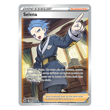 Carte Selena - Ultra rare de Pokémon Astres Radieux 183/189