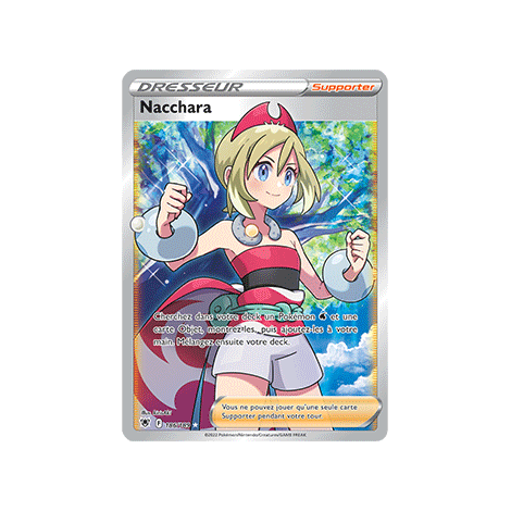 Nacchara 186/189 : Joyau Ultra rare de l'extension Pokémon Astres Radieux