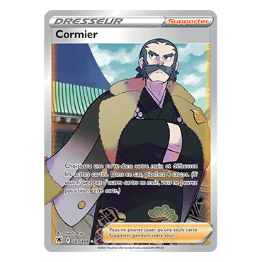 Carte Cormier - Ultra rare de Pokémon Astres Radieux 187/189