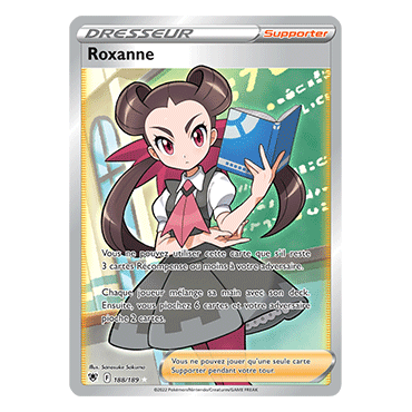 Roxanne 188/189 : Joyau Ultra rare de l'extension Pokémon Astres Radieux
