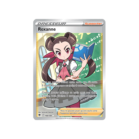 Roxanne 188/189 : Joyau Ultra rare de l'extension Pokémon Astres Radieux