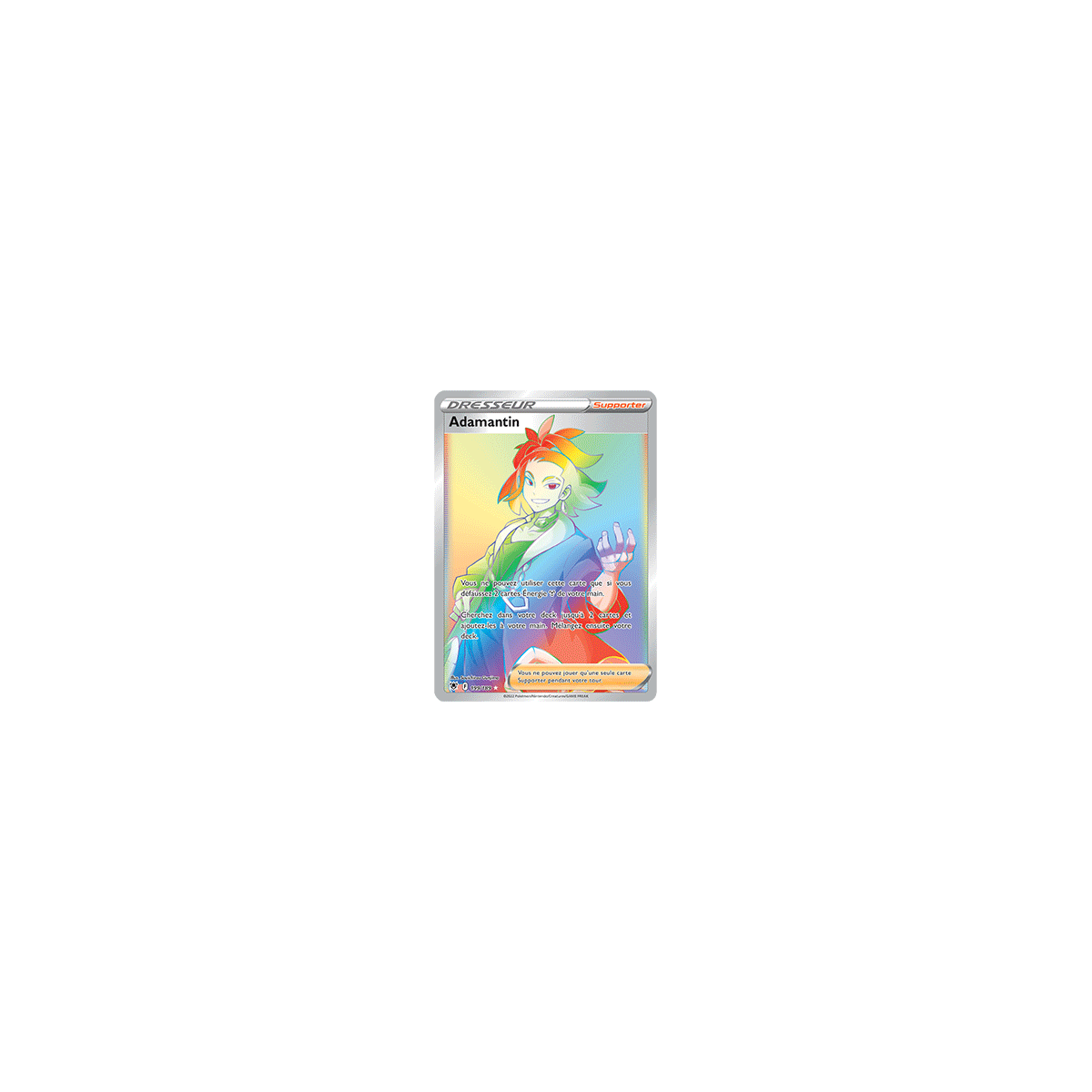 Adamantin 199/189 : Joyau Arc-en-ciel rare de l'extension Pokémon Astres Radieux