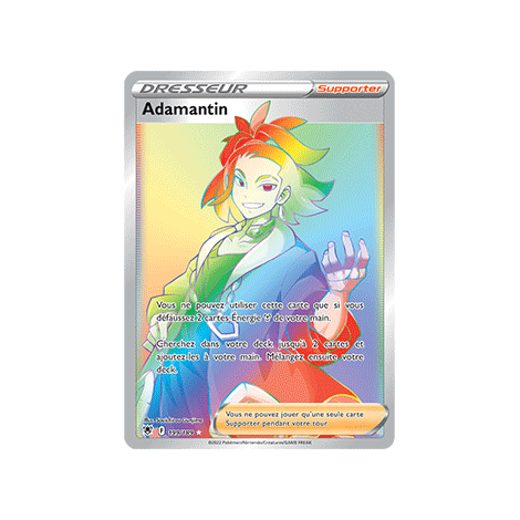 Adamantin 199/189 : Joyau Arc-en-ciel rare de l'extension Pokémon Astres Radieux