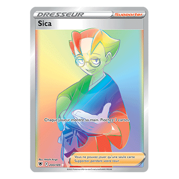 Carte Sica - Arc-en-ciel rare de Pokémon Astres Radieux 200/189